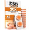 Udivita 20 Capsule per Apparecchi Acustici 3g 31mm UdiDry Caps Essiccanti con Indicatore di Colore - Capsule Deumidificanti con Gel di Silice di Alta Qualità per Contenitori di Asciugatura