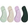 XFSRG 4 Pezzi Strumento Rimozione Punti Neri Strumento per la Rimozione dei Punti Neri in Silicone Raschietto Viso Delicato E Sicuro Scrubber per la Pelle del Naso