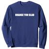 Generic Arancio, Sei Contento Felpa, Unisex per Adulti, Navy, S