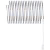 Paulmann 71128 MaxLED 1000 Strip LED Full-Line COB 36W 1280lm/m 528LEDs/m dimmerabile 3m argentato plastica 6500K fascia LED ampliabile