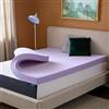 Lucid Coprimaterasso in memory foam infuso di lavanda da 10,2 cm, design ventilato, per alleviare la pressione, certificato CertiPur, twin XL