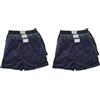 UOMO 6 Boxer Uomo con Apertura Taglie Forti Calibrati Conformati,Cotone 100% Maglina, Fondo Bianco o colorato Blu Nero Grigio. (IT, Numero, 60, Regular, Regular, 2 Nero 2 Blu 2 Grigio)