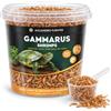 ALEJANDRO FUENTES AF® Gamberetti per Tartarughe d'Acqua 300g, 3L Gammarus per Tartarughe d'Acqua +56% Proteine, Snack Naturale Riduce Odori, Mangime Tartarughe Acqua con Shrimps, Freschezza con Zip
