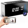 Tccbac mini telecamera spia nascosta Interna 4K UHD Videocamera Sorveglianza con Visione Notturna, Mini Telecamera Spia Nascosta, Notifiche Movimento Istantanee, Doppia Memoria SD/Cloud