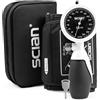 SCIAN Sfigmomanometro manuale a braccio aneroide con bracciale europeo (22-42 cm), inclusa una borsa per il trasporto per infermieri, medici e anziani