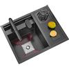 PHSP Impianti Lavello Da Cucina 55 * 45 Cm Lavello A Scomparsa In Acciaio Inox Lavello Bar Con Lavabicchieri Vasca Per Lavare Le Verdure Piccolo Slot Singolo Di RV cucina
