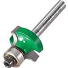 Trend CraftPro Fresa per rifilare con guida e arrotondare, gambo 1/4 pollici, raggio 6mm, lunghezza di taglio 12mm, include cuscinetti multipli, metallo duro (TCT), C075AX1/4TC