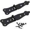 KOTARBAU® Set di 2 nastri da negozio, 170 mm, chiusura stretta, elegante per porta, di alta qualità, ganci a croce