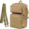 Gexgune Borsa a tracolla tattica 600D nylon militare Molle marsupio Trasporto quotidiano Utility Pack accessori Zaino da caccia Fanny Pack da combattimento