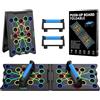 GUKOY 24 in 1 Panca per Flessioni Multifunzionale Pieghevole Portatile Fitness Allenamento Press-up Stand Strumenti Esercizio Tavola Muscolare, Esercizi Domestici per Uomo/Donna