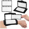 HJZHII Football Wrist Playbook con 2 carte di carta, braccialetti da gioco di calcio