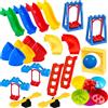 Mirthben Accessori Per Grande Costruzioni, per 3 anni bambino, Blocchi da Costruzione compatibili Duplo, Accessori per parchi giochi