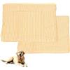ping bu 2 cuscini lavabili per cani e gatti, morbidi e lussuosi, per animali domestici di taglia piccola, media e grande (arancione, 25 x 35 cm x 2 pezzi)