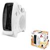 Generico Termoventilatore da bagno LINEA JOHNSON, verticale o orizzontale, sistema antisurriscaldamento, 1000 e 2000 W, termostato regolabile e maniglia integrata