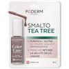 PODERM - MICOSI DELLE UNGHIE | Smalto colorato TEA TREE | Prevenzione e trattamento delle unghie gialle/danneggiate dalla MICOSI | TRATTAMENTO E COLORE | Mani/Piedi | Swiss Made