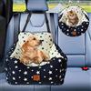 NUKied Seggiolino auto per cani,Seggiolino da viaggio per cani,Seggiolino Auto per Cani di Piccola e Media Taglia,Comodo e Sicuro,può Essere smontato e Pulito Facilmente (Beige, Medio)