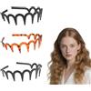 DTXLX 3 Pezzo Cintura per capelli in plastica,cerchietto capelli donna&Uomo,Pettine a denti larghi-Grinding&tartarughe&lucido-Sport e fitness antiscivolo