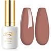 Imtiti Smalto in gel 0,5 ml palissandro nude, soak off, LED UV, nail art neutro, fai da te, manicure saloni