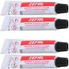 ZEFAL Rubber Cement x 4 - Mastice per Riparazione Camera d'Aria - Incollaggio Efficace e Sigillatura Fori - 4 Tubi da 5 g di pura gomma naturale - Tubo di Dissoluzione Bici - Made in France