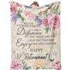Enthusiasm Coperta per pensionamento per donne, per infermieri e insegnanti, divertente coperta in pensione per uomini, colleghi, amici, capo, 100 x 130 cm