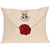Elbenwald Cuscino Di Harry Potter Con Design Della Lettera Di Hogwarts - 42 X 12 X 34 Cm - Con L'indirizzo Di Harry Sul Retro - Per Uomo Donna Unisex - Idea Regalo - Cuscino Decorativo - Bianco Beige