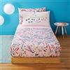 Bassetti - Completo Letto Cotone Set Lenzuola Singolo Una Piazza Imagine Stampa Digitale Crayon Kids, Lenzuolo con Balza Copriletto e Sotto con Angoli e Federa