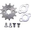 Trkimal Pignone Catena Anteriore Moto Per 50cc 70cc 90cc 110cc 125cc Dirt Pit Bike Mini Bike TaoTao Roketa Coolster Sunl Lifan Loncin ATV Quad 4 ruote ciclomotori(420-13T, 17mm)