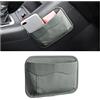CGEAMDY Organizer laterale per sedili auto, mini organizzatore in pelle, tasca laterale per sedili auto, adatto per organizzare documenti, cartelle, blocchi appunti, ecc (Grigio)