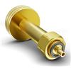 DACKZZM Adattatore per Bombole di Gas GPL, 21,8 mm Ottone Adattatore GPL | per Riempire Bombole Vuote, Dish Adattatore Gas GPL in Francia, Italia, Germania Orientale, Svezia, Balcani, Europa Oriental