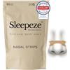 Sleepeze Remedies Cerotti Nasali Rosa, Premium 60 medie Cerotti Nasali Antirussamento, Nasal Strips per Congestione e Sport, Cerottini Naso Respira Bene Ridurre Russare, Nose Strips, Strisce Nasali