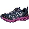CMP Kids ALTAK Trail Shoe 2.0, Scarpe Sportive da Bambini Unisex - Bambini e Ragazzi, Blue-Purple, 41 EU