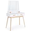 Bizzotto Consolle con specchio 2c Ordinary bianco