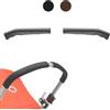 BABYDOME Pack Coprimanubrio compatibili con Bugaboo Cameleon 3 e 3 Plus. Fatto a Mano in Spagna in Similpelle Premium. Resistenza al Sole, alle Macchie, all'Usura e allo sbiadimento. Colore Nero.
