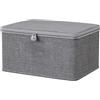 Scatola Portaoggetti Pieghevole Con Serratura A Combinazione – Beige, 40x30x21 Cm