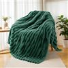 Exclusivo Mezcla Coperta in Pile Reversibile, Leggera e Morbida, 130x150 cm