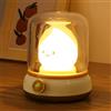 HOTUT Candele a LED, Lampada con Candele Senza Fiamma, Luce Notturna per Bambini, Simpatica Lampada in Silicone con Modalità Candela, Luce Notturna Ricaricabile Regolabile e Dimmerabile per Bambini