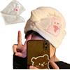 Yatrosynth Asciugamani Turbante in Microfibra, con Design a Bottoni, Super Assorbente Twist turbante Fast Dry Hair tappi, Perfetti per Capelli Bagnati, Doccia e Spa - Bianco