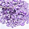 Wambere 100 pezzi di strass da cucire, pietre in acrilico con strass per cucire a mano, varie forme da 4-30 mm, strass piatti, per artigianato fai da te, decorazione di abbigliamento, accessori per