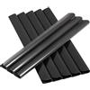 Joyan 24 pezzi accessori per recinzione a doppia asta, in PVC, guide di fissaggio e clip di fissaggio, protezione dal vento per recinzione da giardino, colore nero