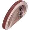 QUARKZMAN 25mm x 762mm Nastri Abrasivi, 20Pz 60 Grana Carta Vetrata per Levigatrice Ossido di Allumina Per Lavorazione Legno, Lucidatura Metalli, Affilatura Coltelli