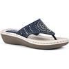 CLIFFS BY WHITE MOUNTAIN Cienna Sandalo Donna Zeppa, Nero/Tessuto, 40 EU