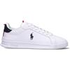 POLO SPORT POLO RALPH LAUREN Sneaker donna bianca/blu in pelle