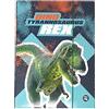 Theonoi Robusta scatola da collezione per bambini, con elastico e alette interne DIN A4, per ragazzi (dinosauro)