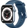 AcclaFit Smartwatch Uomo Donna, 1.85" Full Touch Screen Smartwatch con Effettua/Risposta Chiamate, Fitness Tracker con Pressione Sanguigna e Monitor Sonno, 140+ Sport Step Counter per Android iOS