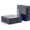 AWOW AK11 Mini PC Alder Lake N150 (fino a 3,6 GHz), 16 GB RAM 512 GB SSD, 4K UHD Dual Display, Dual Gigabit Ethernet, WiFi 6, BT 5.2, Type-C, W11 Pro -Mini Desktop per ufficio, home office e scuola