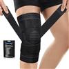 Lexniush Ginocchiera Ortopedica per Uomo/Donne, Tutore Ginocchio a Compressione Ginocchiere Palestra, Fascia Ginocchio Ortopedica per Artrosi Ginocchio, Menisco lesionato, Sportiva, Palestra, Corsa, S