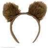 W WIDMANN MILANO Party Fashion 2329B - Fascia per capelli orso, orecchie orso in peluche, marrone, animale, costume, accessorio, carnevale, festa a tema