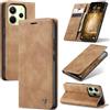 Azororo Cover per Xiaomi Redmi Note 14 4G, Premium PU Pelle Custodia, Magnetica Carta Fessura Portafoglio Case, Flip Cavalletto Custodia per Redmi Note 14 4G - Marrone