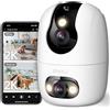Imou 3K Telecamera WiFi Interno Doppio Obiettivo con One-Touch Chiamata
