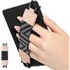 MoKo Cinturino di Sicurezza per 6-8 Kindle eReaders Fire Tablet - Kobo/Voyaga/Lenovo/Sony Kindle E-Book Tablet, Cinturino da Mano Versatile ad Alta Elasticità Supporto Antiscivolo, Oro Rosa